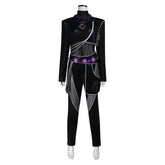 Kpop Demons Hunters Huntrix Rumi schwarz Kampfanzug Cosplay Kostüm